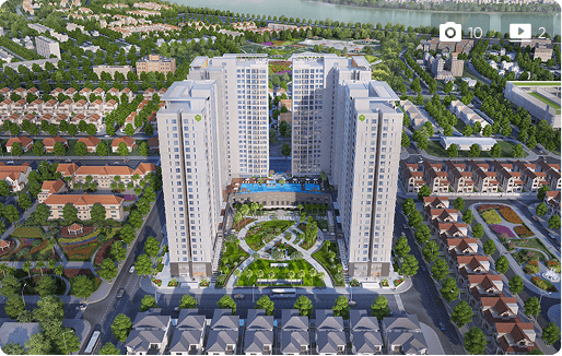 Căn hộ 2 phòng ngủ-Tầng 10/Căn 03